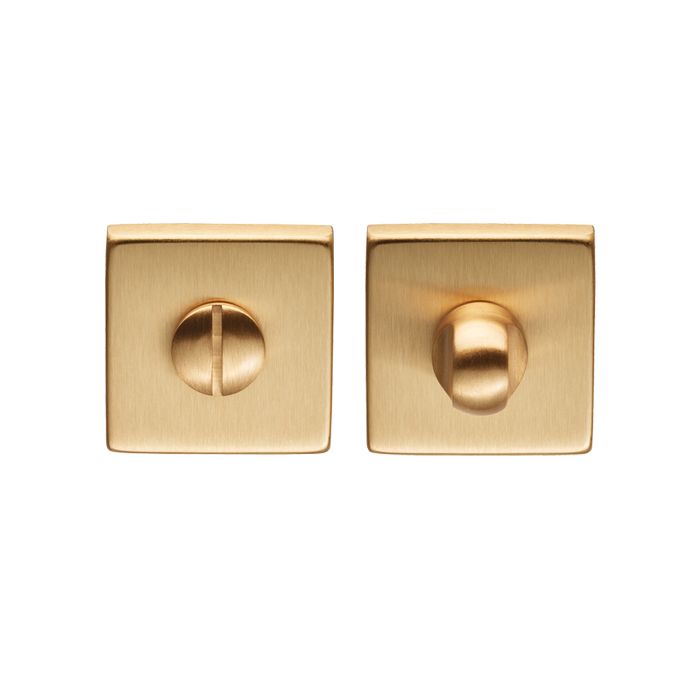 Carlisle Brass QT004SB Budget Bathroom Turn & Release - Square Rose Osa (Satin Brass) Satin Brass