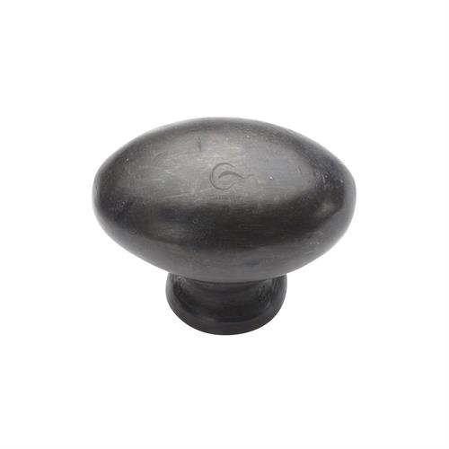 M.Marcus RDB118 32 Rustic Dark Bronze Cabinet Knob Oval Design 32mm