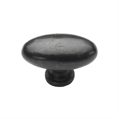 M.Marcus RDB118 38 Rustic Dark Bronze Cabinet Knob Oval Design 38mm