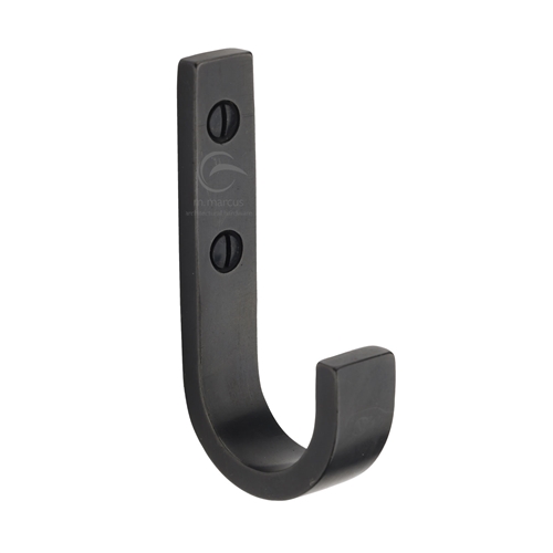 Rustic Dark Bronze Single Hook -M.Marcus-RDB152