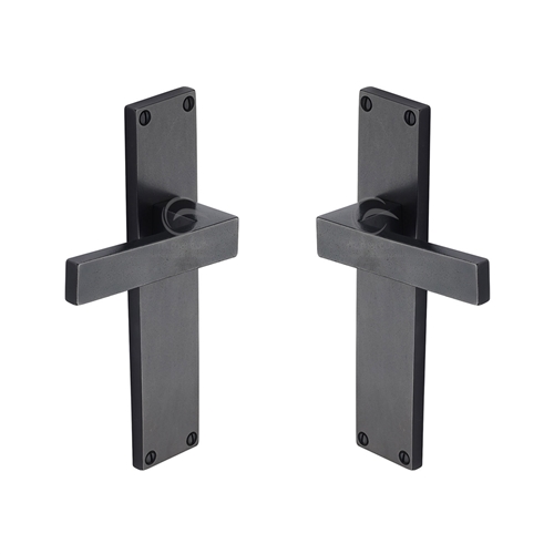 Rustic Dark Bronze Door Handle Lever Latch Cheswell Design-M.Marcus-RDB3110