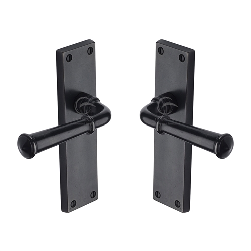 Rustic Dark Bronze Door Handle Lever Latch Ashfield Design-M.Marcus-RDB3710