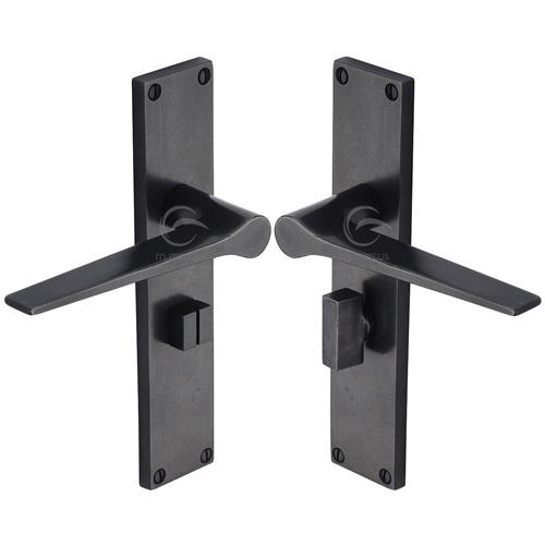 Rustic Dark Bronze Door Handle Bathroom Set Gio Design-M.Marcus-RDB41830