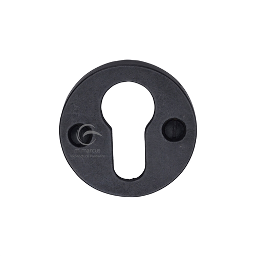 Rustic Dark Bronze Euro Profile Cylinder Escutcheon -M.Marcus-RDB556