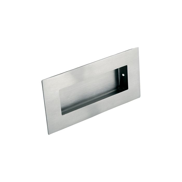 STEELWORKS RFP102PSS Rectangular Flush Pull Handle 102 x 50mm - Polished Stainless Steel