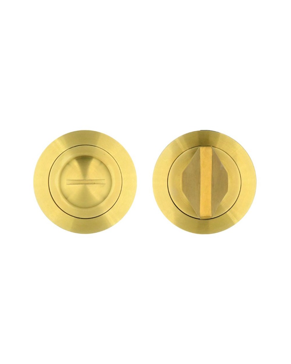 Turn and Release-Satin Brass Rosso Maniglie-RM004SB