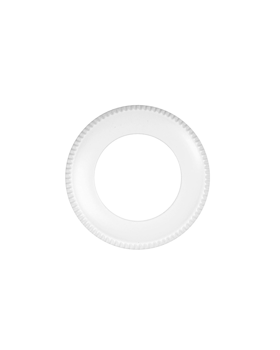 Spare Tempo Round Rose Pack-Powder Coated White Rosso Maniglie-RMSR01-PCW
