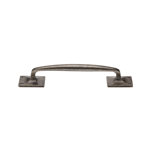 Rustic Pewter Door Pull Handle Cranked 12