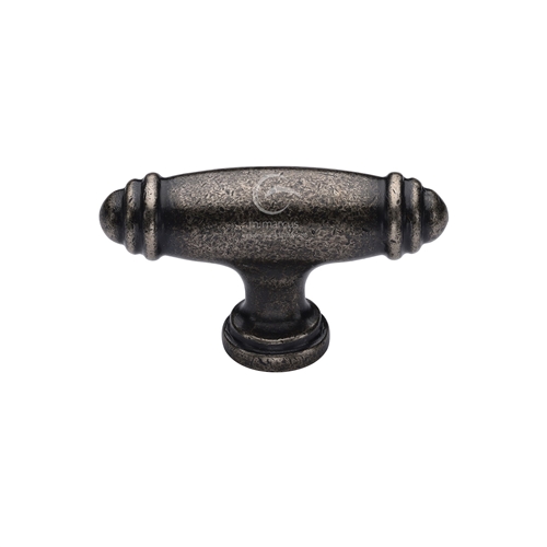 M.Marcus Rustic Pewter Traditional Cabinet Drawer Pull RPW119