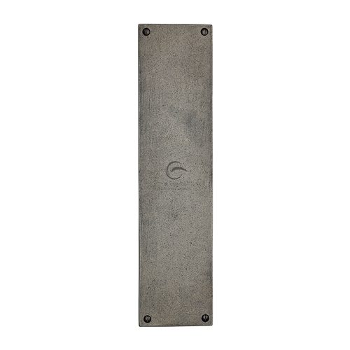 Rustic Pewter Fingerplate -M.Marcus-RPW431
