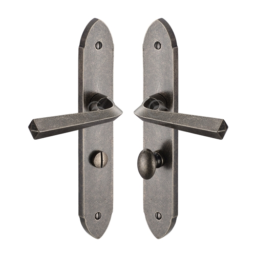 Rustic Pewter Door Handle Bathroom Set Grafton Design-M.Marcus-RPW4430