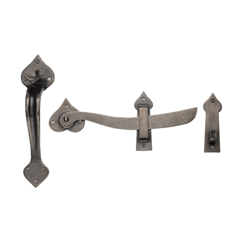 Rustic Pewter Gate Latch -M.Marcus-RPW568