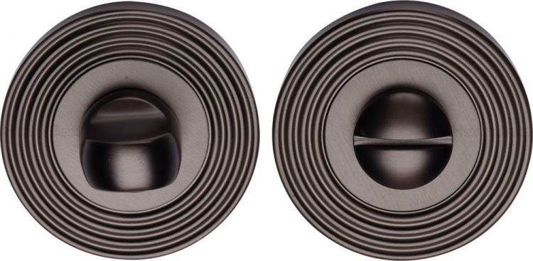 Heritage Brass Reeded Turn & Release Matt Bronze RR4049-MB