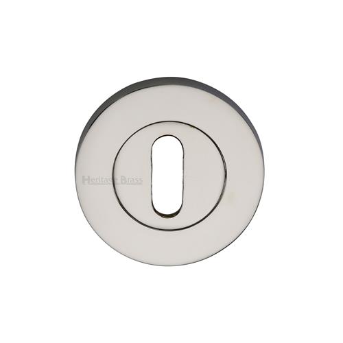 Heritage Brass RS2000-PNF Key Escutcheon Polished Nickel finish