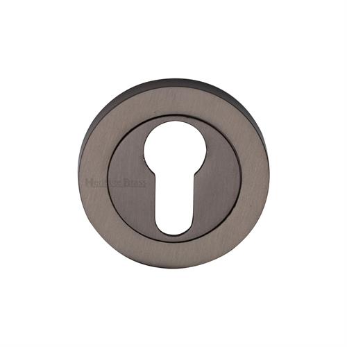 Heritage Brass RS2004-MB Euro Profile Cylinder Escutcheon Matt Bronze finish