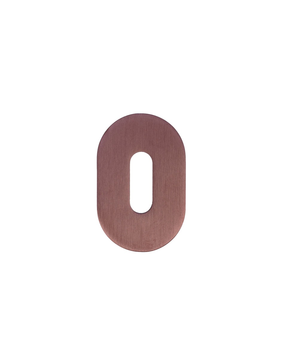 Standard Profile Escutcheons Pair-Rosso Mini-50 x 32 x 3-PVD Satin Bronze Rosso Technica-RT002-MINI-PVDBZ
