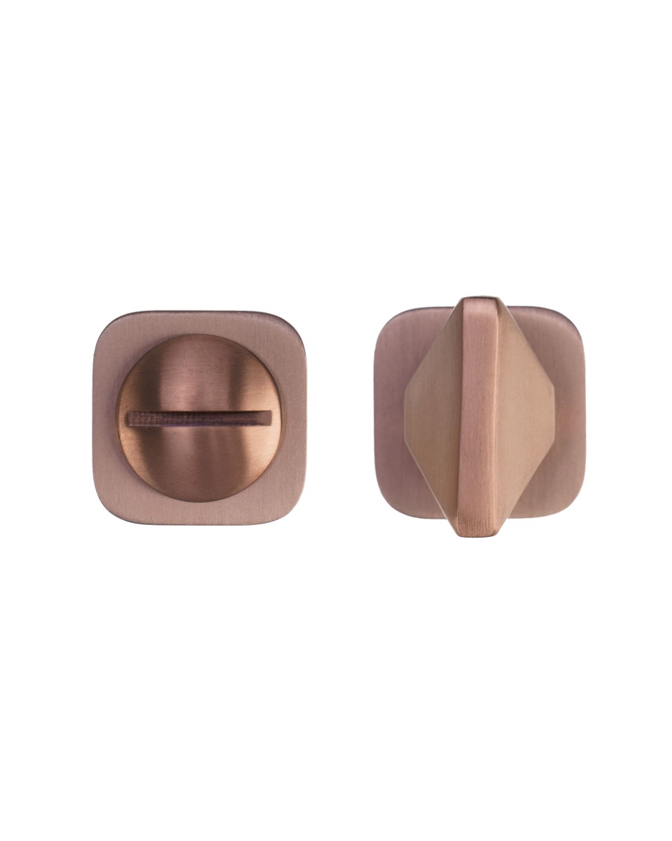 Turn and Release-Rosso Mini Squircle-PVD Satin Bronze Rosso Technica-RT004-MINISQ-PVDBZ