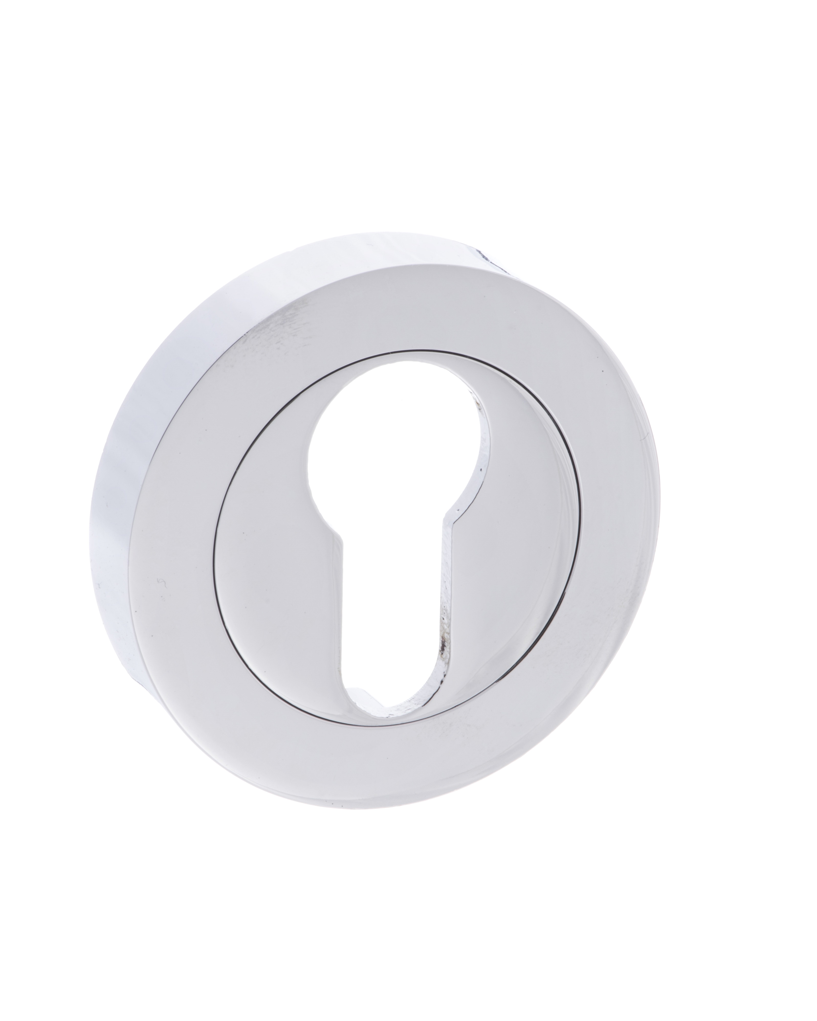 STATUS Euro Escutcheon on Round Rose - Polished Chrome S2ESCERPC