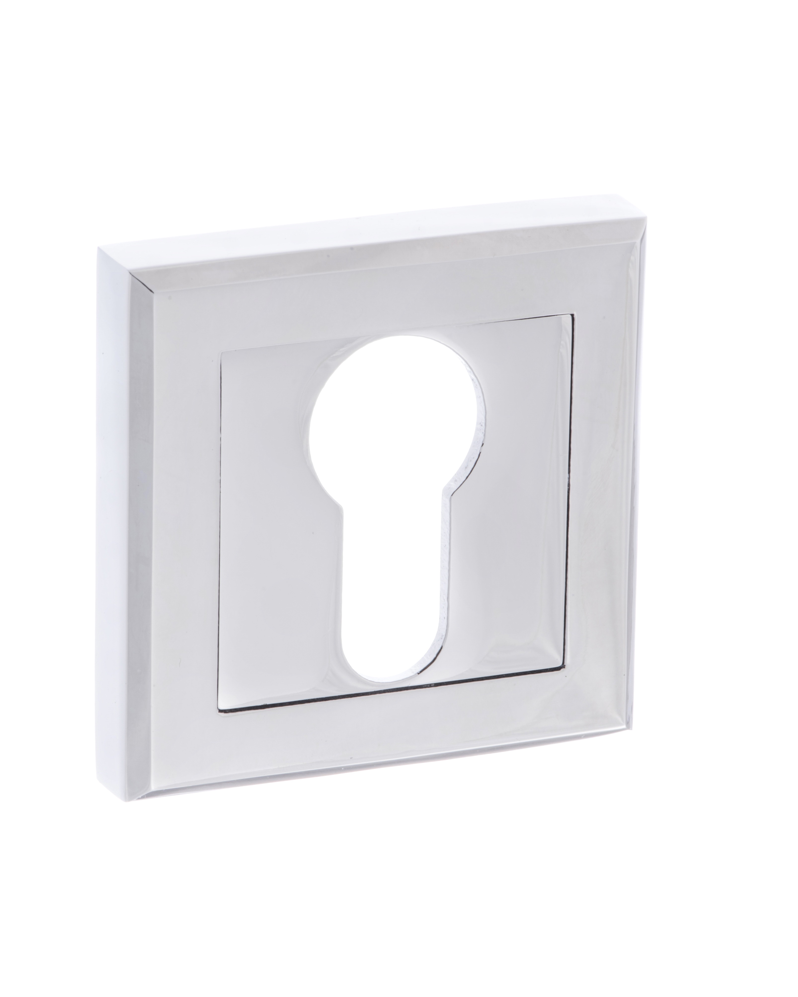 STATUS Euro Escutcheon on Square Rose - Polished Chrome S2ESCESPC