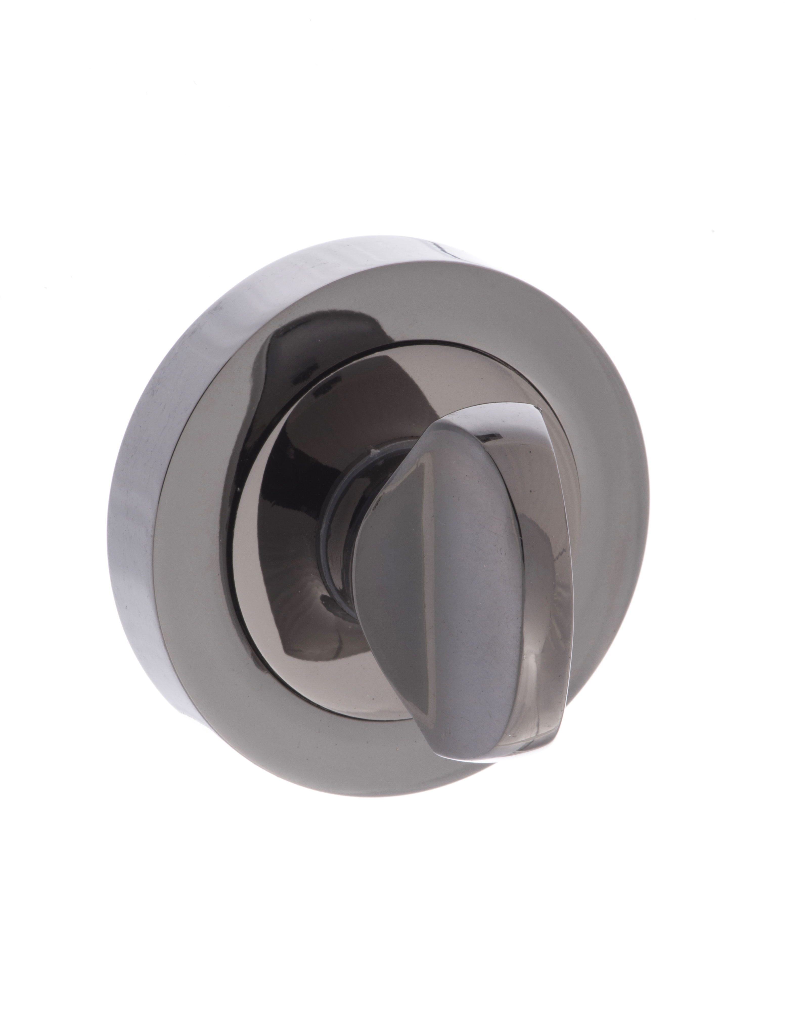 STATUS WC Turn and Release on Round Rose - Black Nickel S2WCRBN