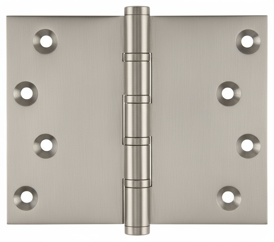 Simonswerk P1562 Ball Race Brass Butt Projection Hinges 101.6mm x 127mm c/w Screws Satin Nickel