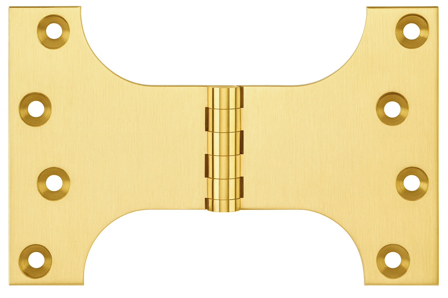Simonswerk P0570 Unwashered Brass Parliament Hinges 101.6mm x 102mm x 152mm c/w Screws Satin Brass