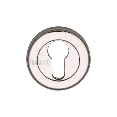 Sorrento SC-0192-PC Euro Profile Cylinder Escutcheon Polished Chrome finish