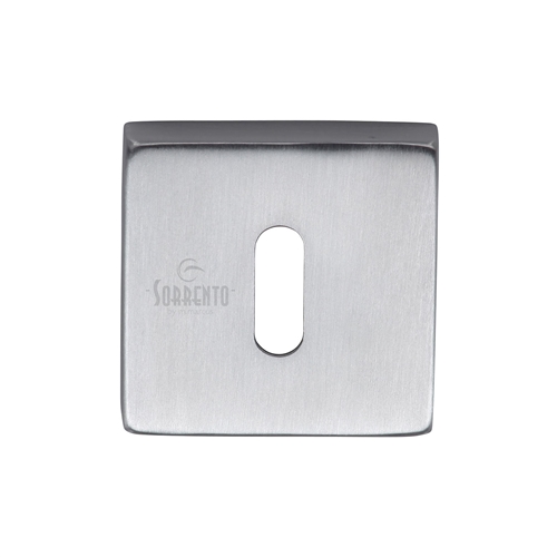 Sorrento SC-SQ5002-SC Concealed Square Keyhole Escutcheon Satin Chrome finish