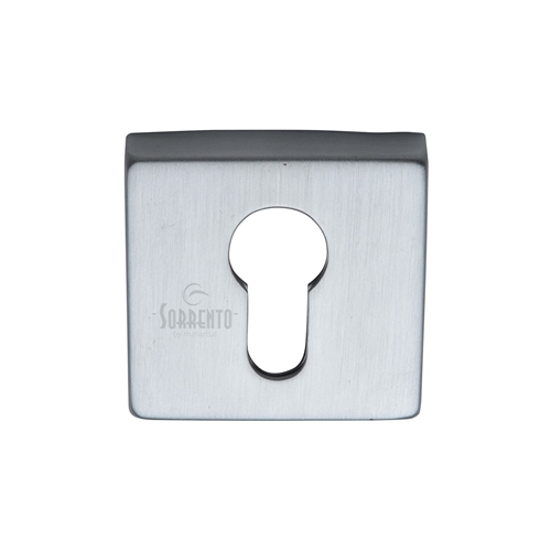 Sorrento SC-SQ5004-SC Concealed Square Euro Escutcheon Satin Chrome finish