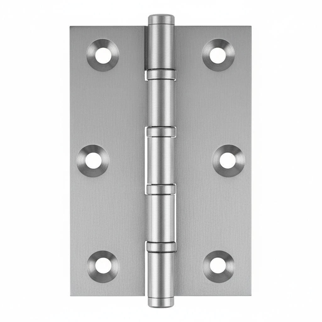 Simonswerk P1510 Ball Race Brass Butt Hinges 76.2mm x 50mm c/w Screws Satin Chrome