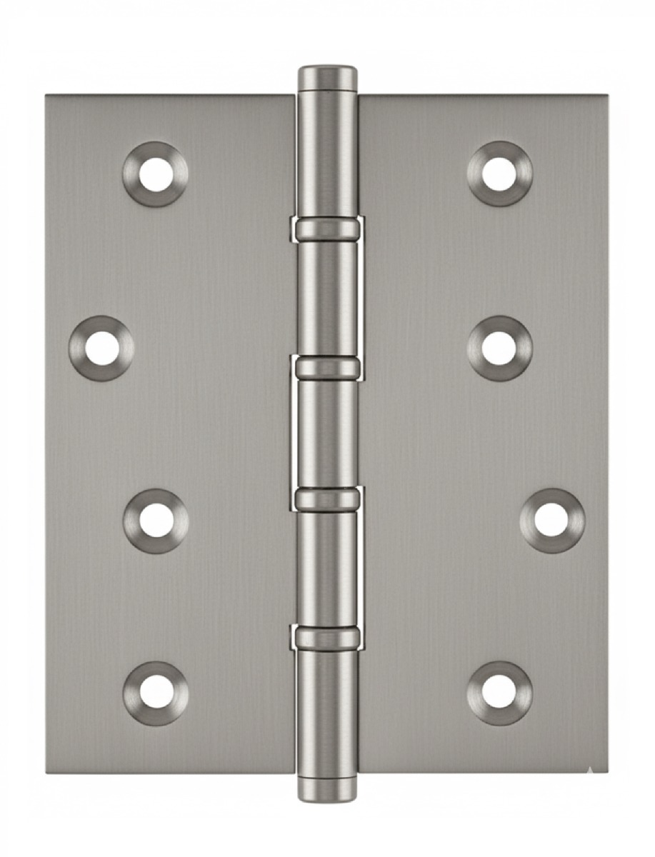 Simonswerk P1575 Ball Race Brass Butt Projection Hinges 127mm x 100mm c/w Screws Satin Chrome