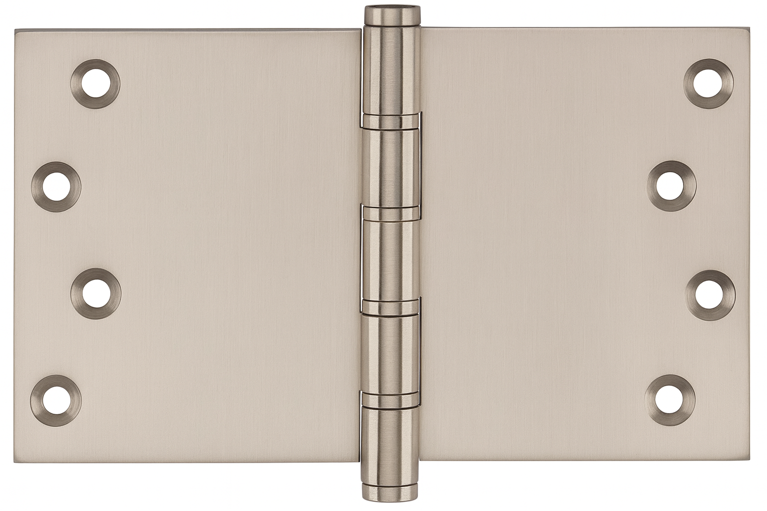 Simonswerk P1564 Ball Race Brass Butt Projection Hinges 101.6mm x 152mm c/w Screws Satin Nickel