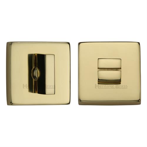 Heritage Brass SQ4035-PB Square Thumbturn & Emergency Release Polished Brass Finish