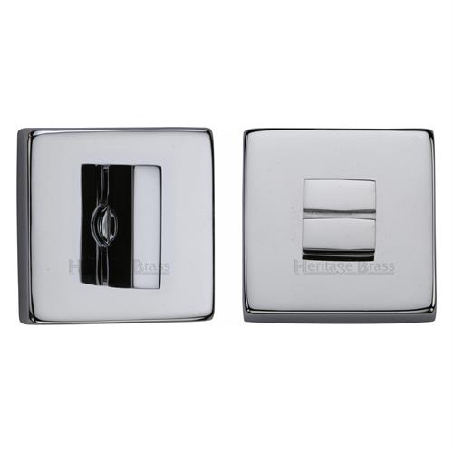 Heritage Brass SQ4035-PC Square Thumbturn & Emergency Release Polished Chrome Finish