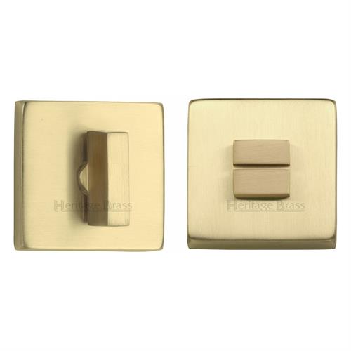 Heritage Brass SQ4035-SB Square Thumbturn & Emergency Release Satin Brass Finish