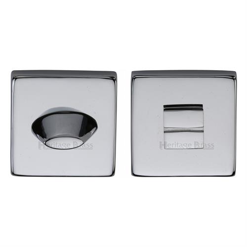Heritage Brass SQ4043-PC Square Thumbturn & Emergency Release Polished Chrome finish
