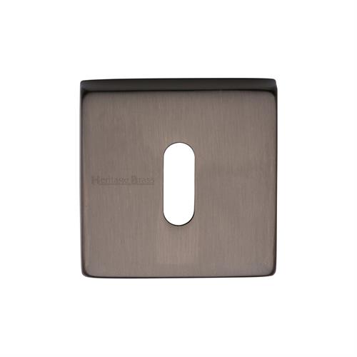 Heritage Brass SQ5002-MB Key Escutcheon Square Matt Bronze finish