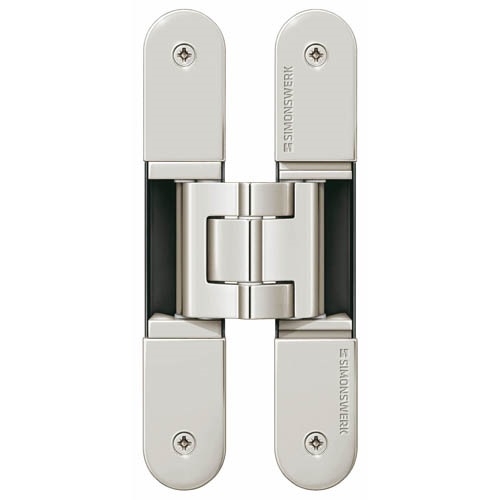 Simonswerk Tectus Te540 3D Adjustable Concealed Hinges Sw038 Polished Nickel