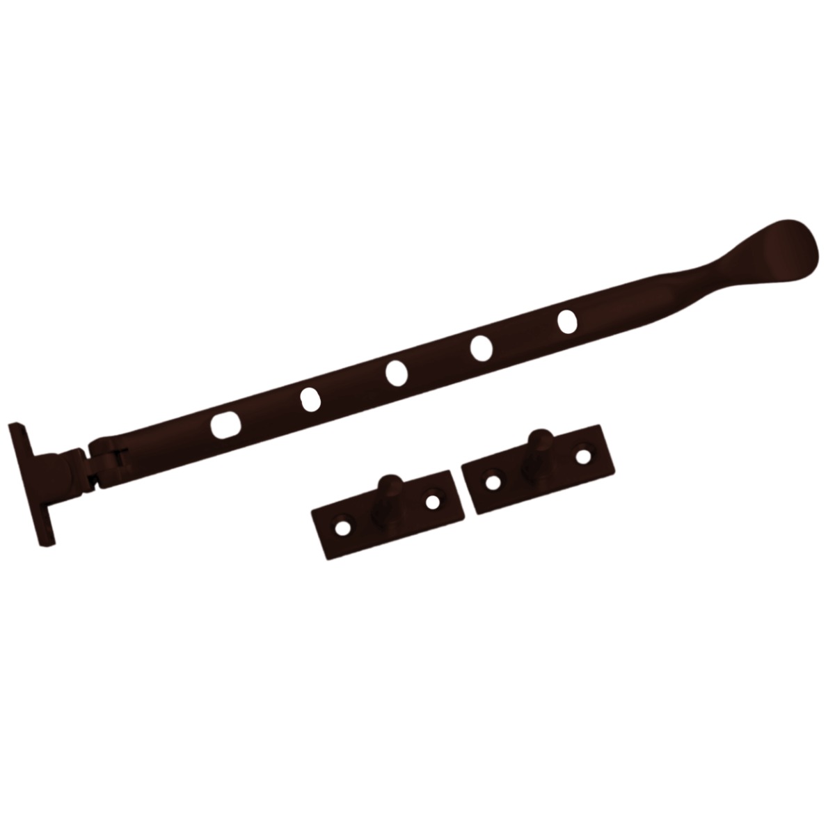 Acre & Clutton Spoon-End Window Casement Stay 305mm - Matte Bronze