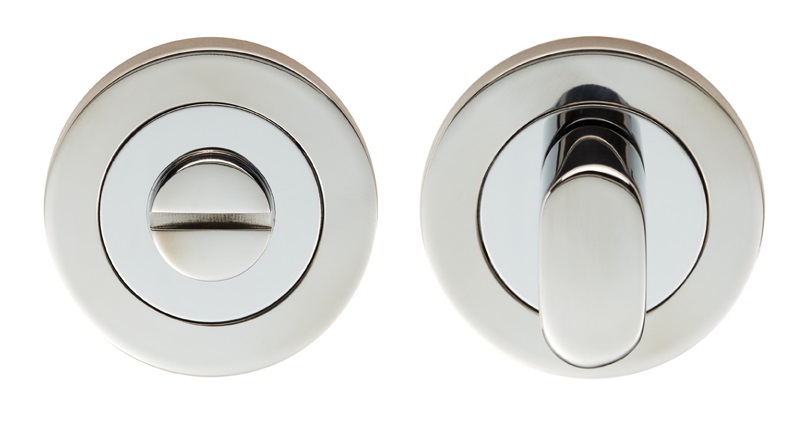 Eurospec SWT1016BSS Steelworx Swl Turn & Release On Concealed Fix Round Rose - Bss Bright Stainless Steel