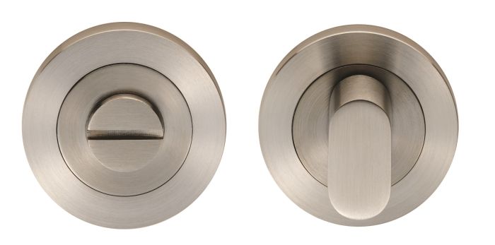 Eurospec SWT1016SSS Steelworx Swl Turn & Release On Concealed Fix Round Rose - Sss Satin Stainless Steel