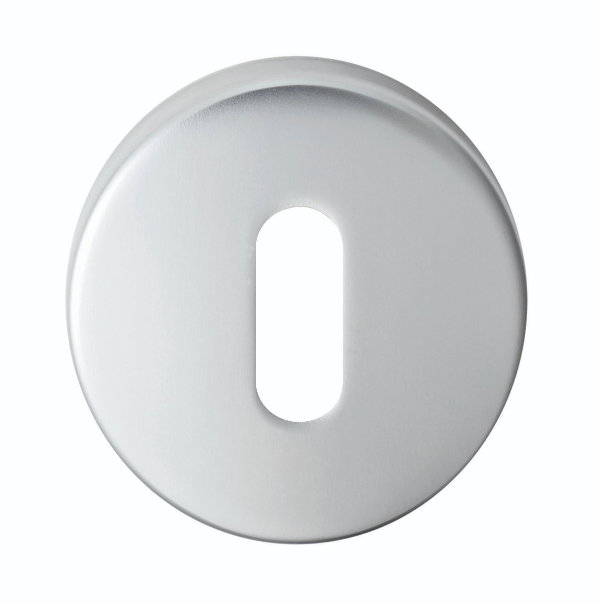SZC003SC Serozzetta - Escutcheon Lock Profile On Concealed Fix Push On Round Rose Satin Chrome