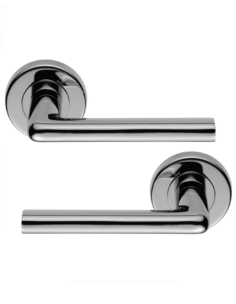 SZC010CP Serozzetta Uno Lever On Concealed Fix Push On Round Rose Polished Chrome