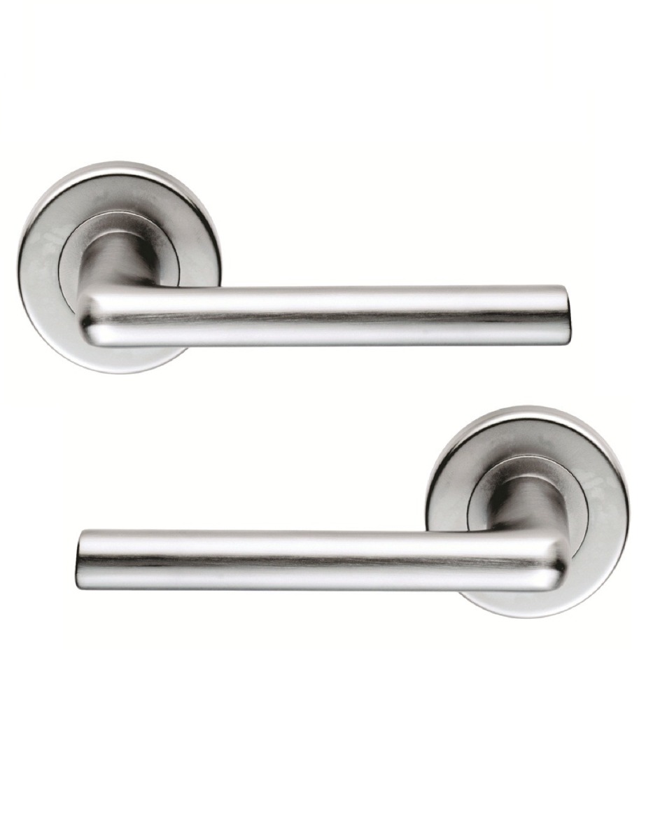 SZC010SC Serozzetta Uno Lever On Concealed Fix Push On Round Rose Satin Chrome