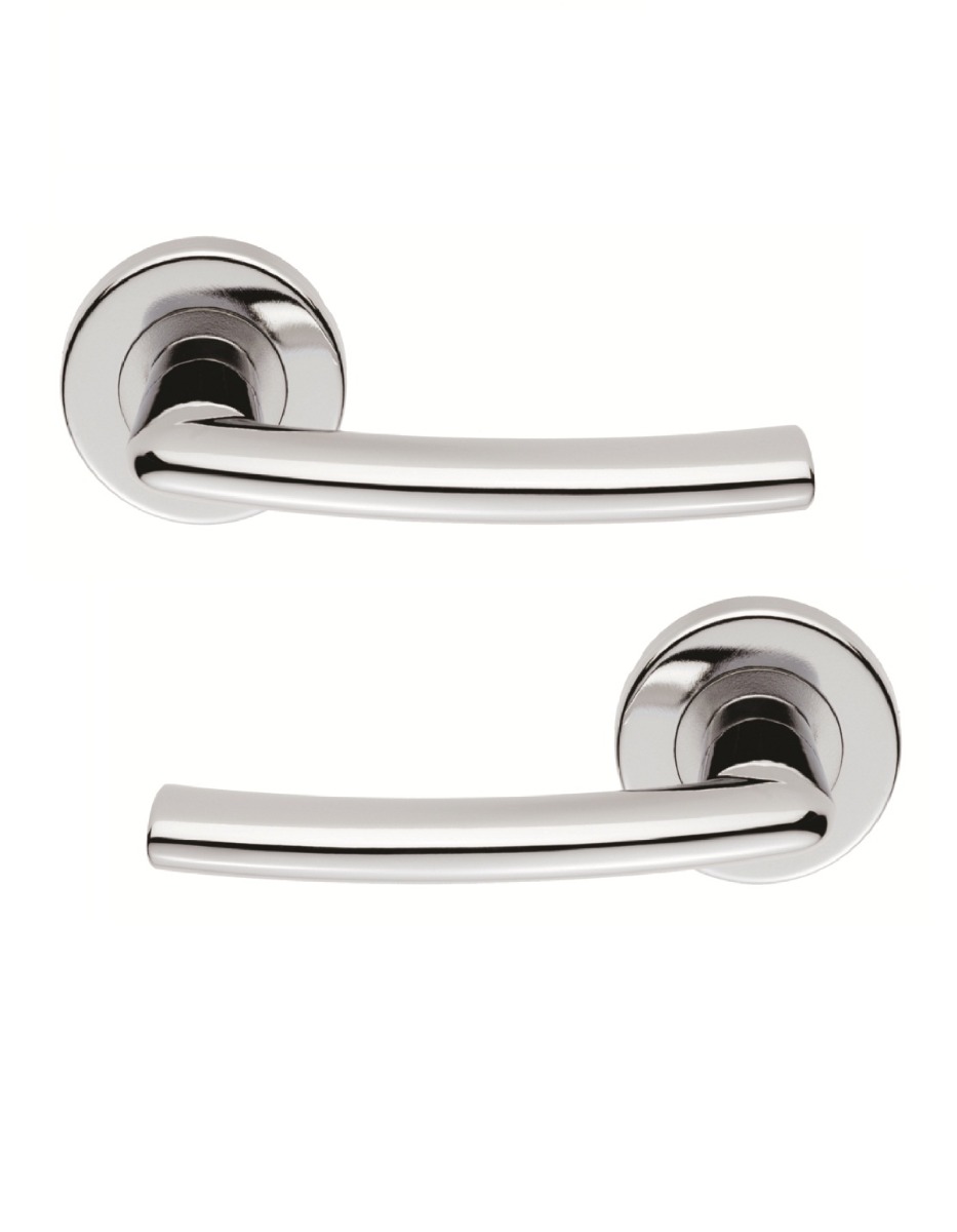 SZC020CP Serozzetta Dos Lever On Concealed Fix Push On Round Rose Polished Chrome
