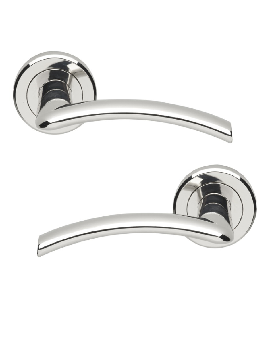 SZC030CP Serozzetta Tres Lever On Concealed Fix Push On Round Rose Polished Chrome