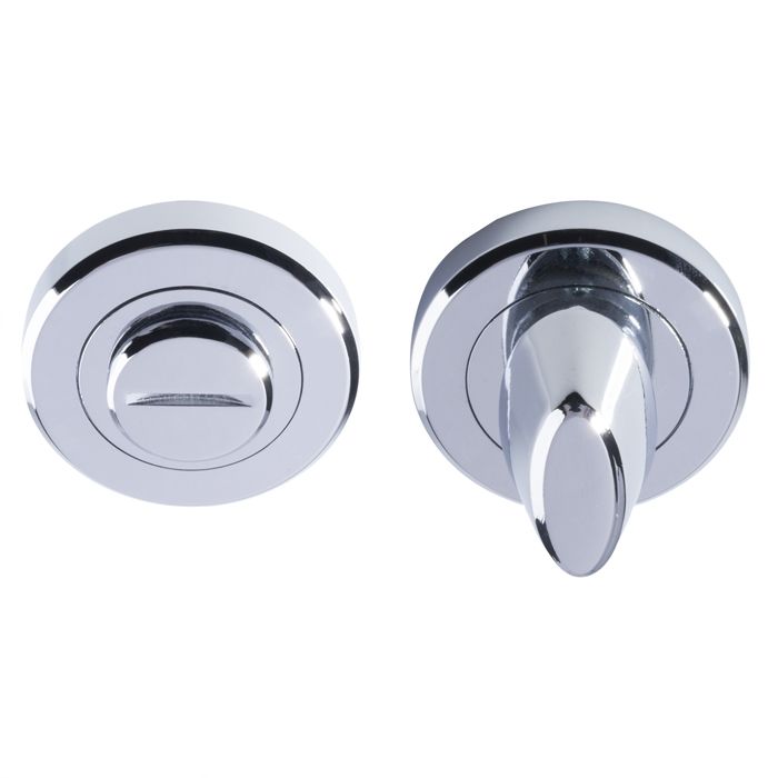 SZM004CP Serozzetta Turn & Release On Concealed Fix Round Rose (4.9 X 70mm Spindle) (Zet3005Pc) Polished Chrome