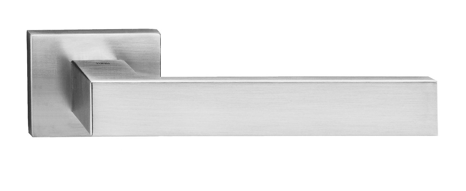 Tupai Rapido RetaLine Rillo Designer Lever on Long Rose - (Without Decorative Plate) - Titanium T2275LTT