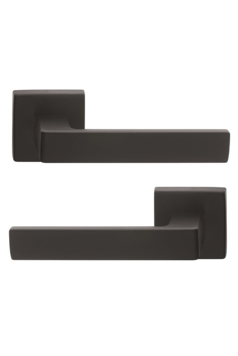 Manital TC5BLK Techna Lever On Concealed Fix Square Rose Nero (Matt Black) Matt Black