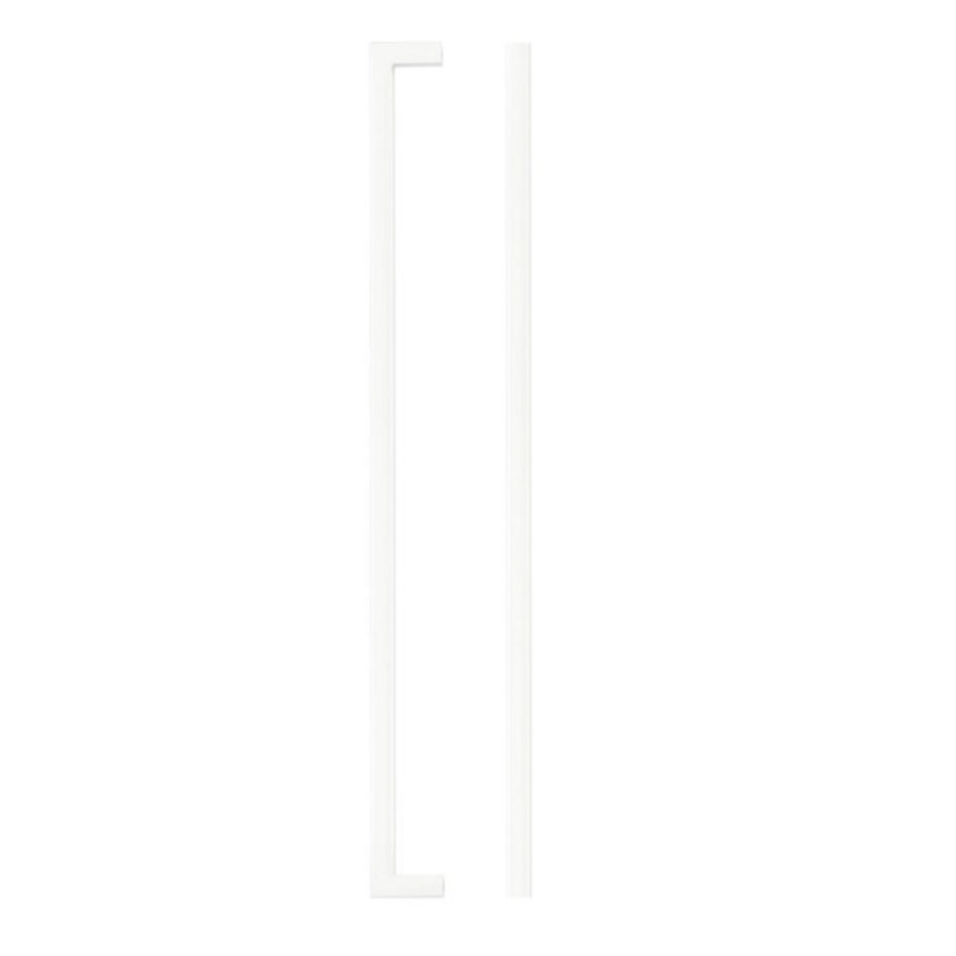 Zoo Hardware TDFPS-320-MW Square Block Cabinet handle 320mm CTC Matt White Finish
